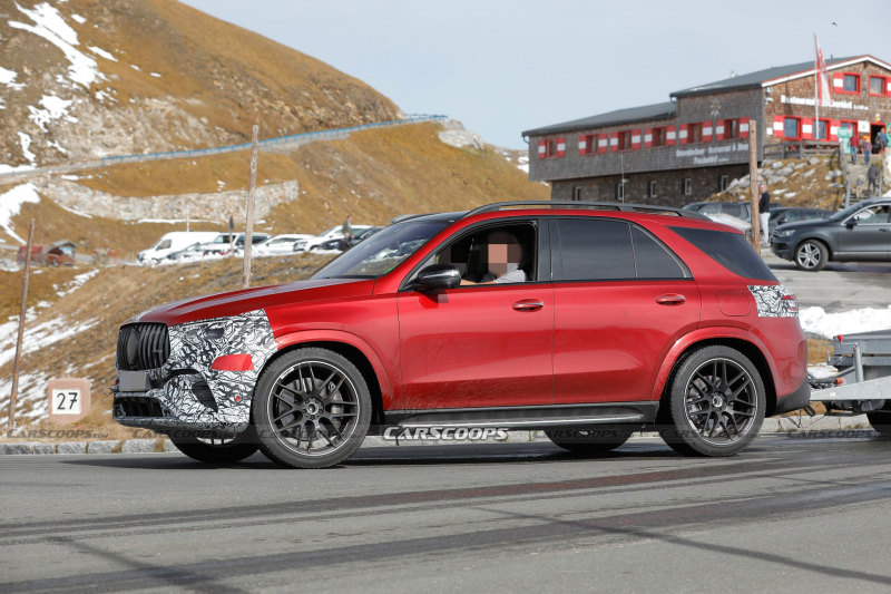 百公里加速5.2秒 新款梅赛德斯-AMG GLE 53谍照