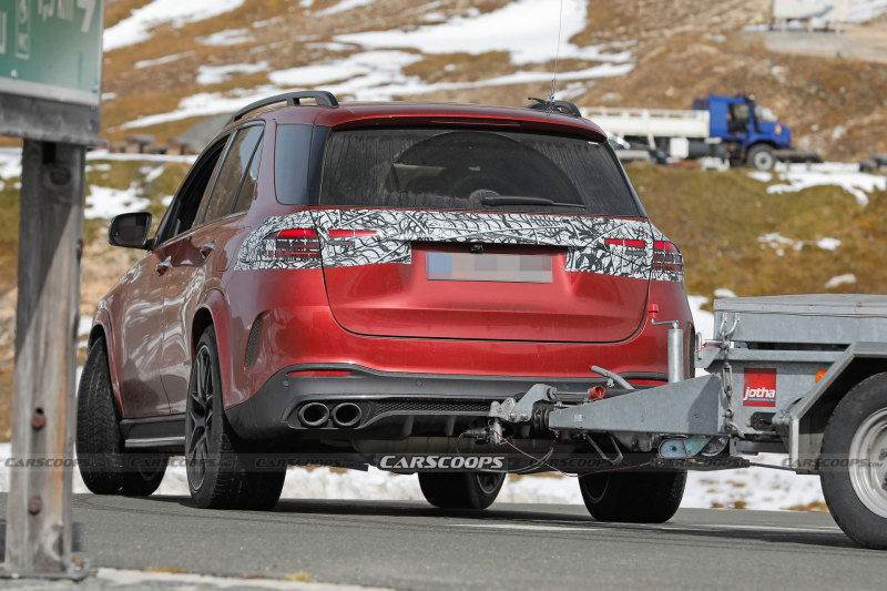 百公里加速5.2秒 新款梅赛德斯-AMG GLE 53谍照